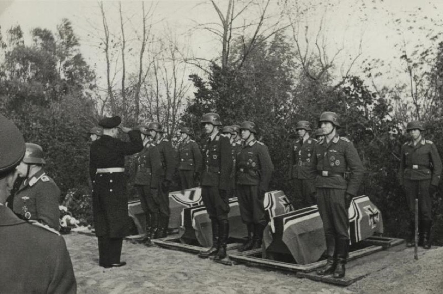 Burial of three crew