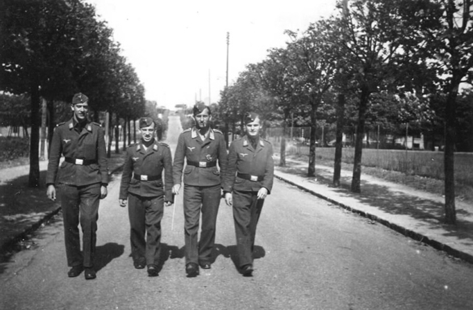 Manfred Forst,Ewald Scherff,Alfred Popp,Helmut Kunze Summer 1943